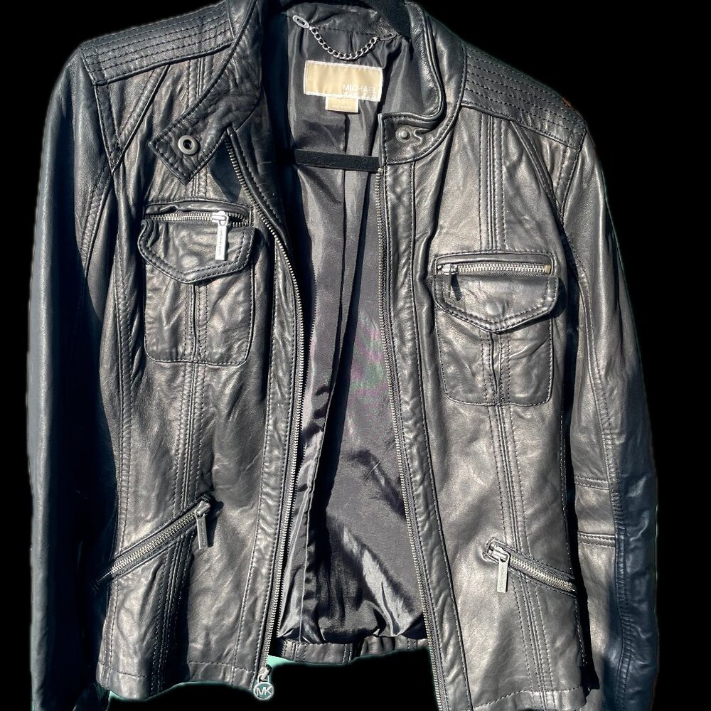 MICHAEL Michael Kors Leather moto jacket